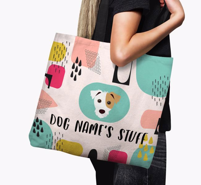 Personalized {dogsName} 'Stuff' Canvas Bag